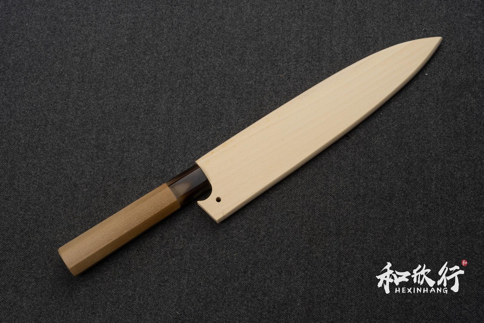 山脇刃物Yamawaki Hamono 鄉右馬允義弘作白二鋼黑打和牛刀系列